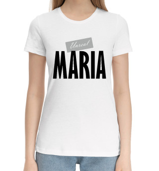 Хлопковая футболка для девочек Мария