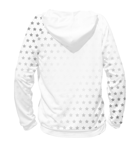 Женское худи с изображением Паша с очень большой буквы цвета Белый