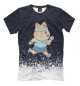 Футболка для мальчиков Jogging cat