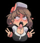 Футболка для девочек Ahegao