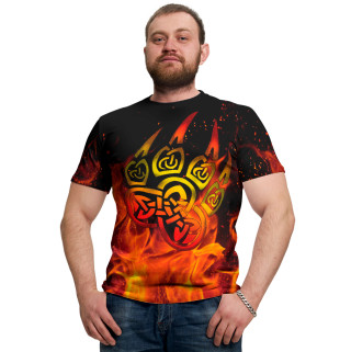 Мужская футболка Огненная печать Велеса