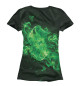 Женская футболка Leon Green Fire - Brawl Stars