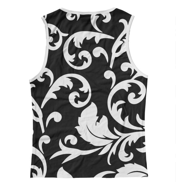 Майка для девочки с изображением Minimalist floral pattern цвета Белый