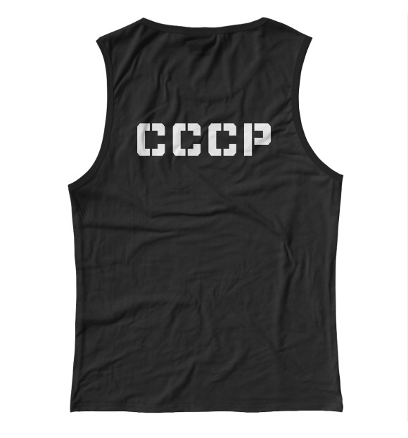 Майка для девочки с изображением СССР цвета Белый