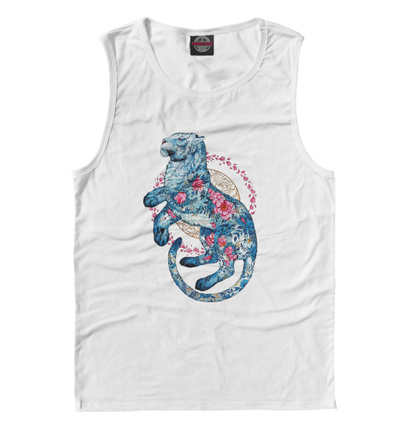 Мужская майка с притом HOPE цвета Белый Мужская майка с изображением HOPE цвета Белый