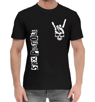 Хлопковая футболка для мальчиков Sex Pistols Рок Символ на темном