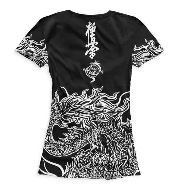 Женская футболка с изображением Япония цвета Белый