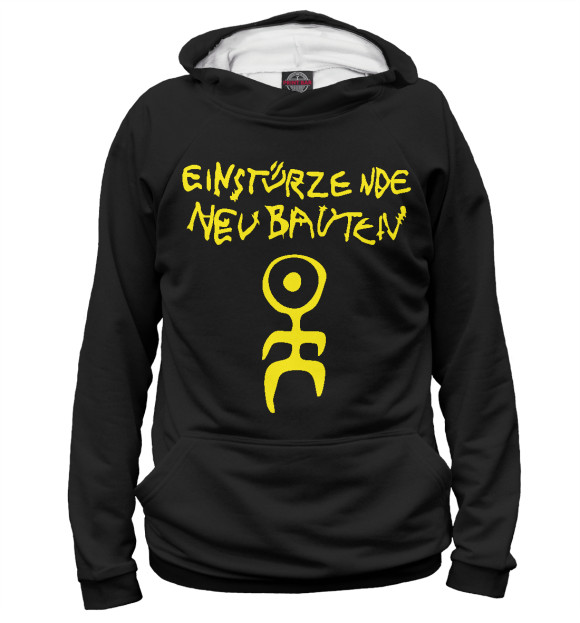 Женское худи с изображением Einsturzende Neubauten цвета Белый