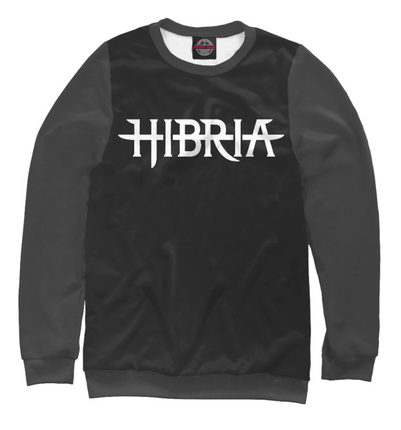 Свитшот для мальчиков с изображением Hibria цвета Белый