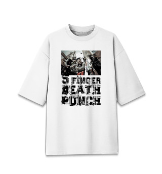 Женская футболка оверсайз Five Finger Death Punch