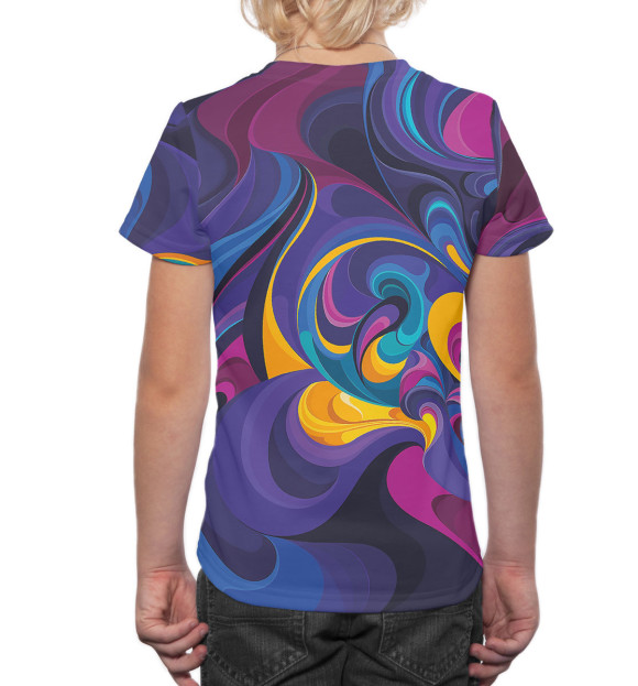 Футболка для мальчиков с изображением Килиан Мбаппе цвета Белый