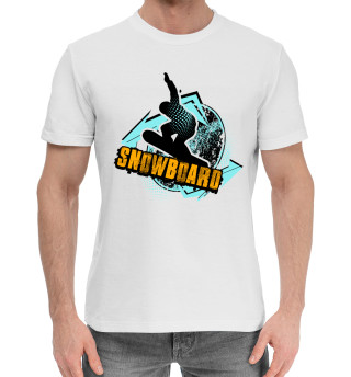 Хлопковая футболка для мальчиков Сноуборд