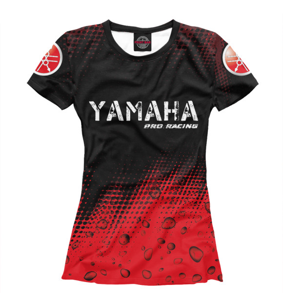 Футболка для девочек с изображением Yamaha | Yamaha Pro Racing цвета Белый