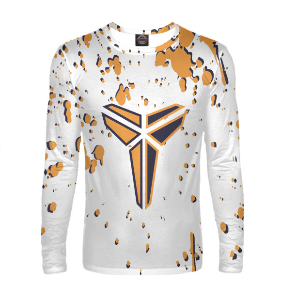 Мужской лонгслив с изображением Kobe Bryant цвета Белый