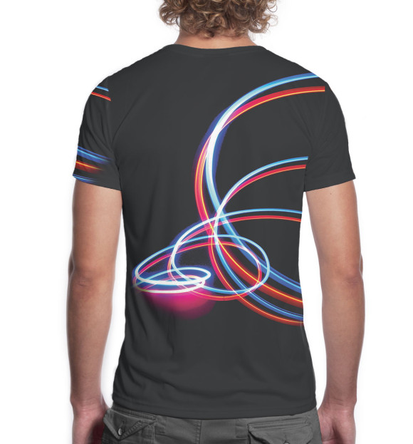 Мужская футболка с изображением ЛСП цвета Белый