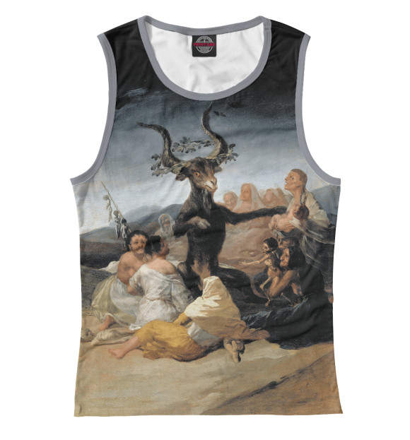 Майка для девочки с изображением Francisco Goya цвета Белый