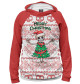 Женское худи Merry Christmas skeleton
