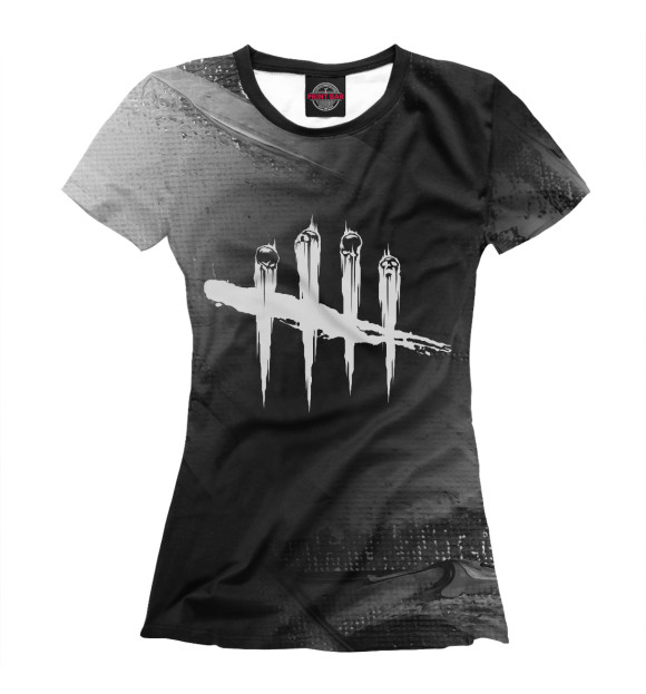 Футболка для девочек с изображением Dead by Daylight цвета Белый