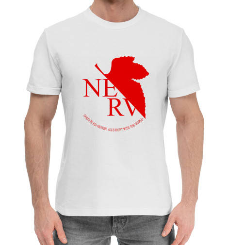 Хлопковые футболки Print Bar Evangelion Nerv хлопковые футболки print bar evangelion nerv