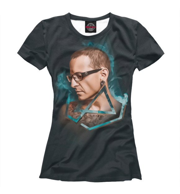 Футболка для девочек с изображением Linkin Park цвета Белый
