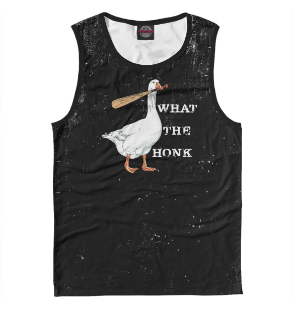 Майка для мальчика с изображением What The Honk Duck Goose цвета Белый