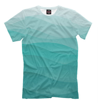 Мужская футболка Зеленое море