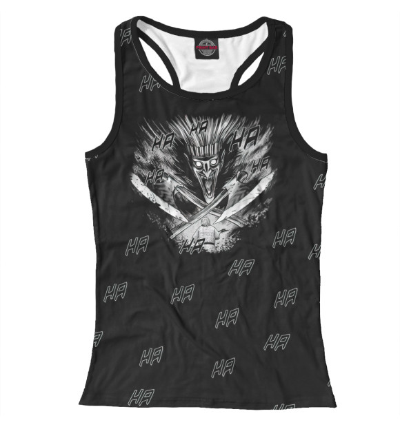 Женская майка-борцовка с изображением Сага о Винланде цвета Белый