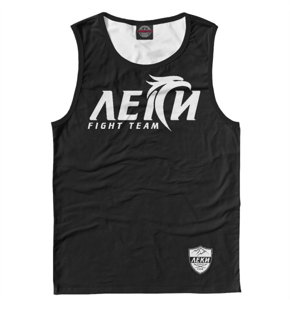 Мужская майка с изображением Леки цвета Белый