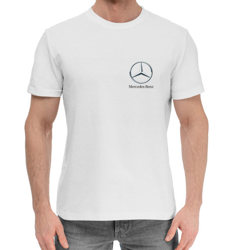 Хлопковые футболки Print Bar Mercedes-Benz