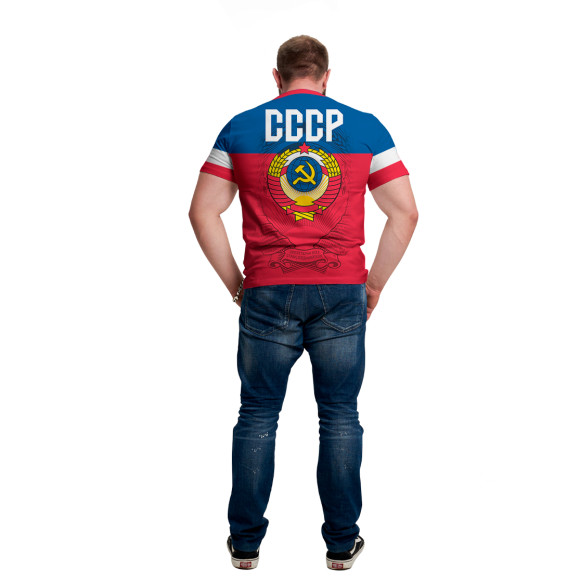 Мужская футболка с изображением СССР цвета Белый