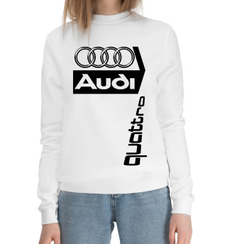 Женский хлопковый свитшот Audi