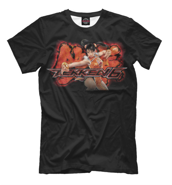 Футболка для мальчиков с изображением Tekken цвета Белый