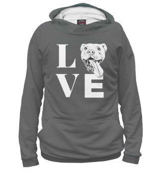 Худи для мальчика Love Pit Bulls