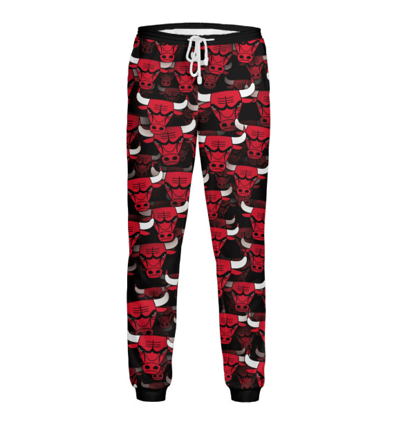Мужские спортивные штаны с изображением Быки Chicago Bulls цвета Белый