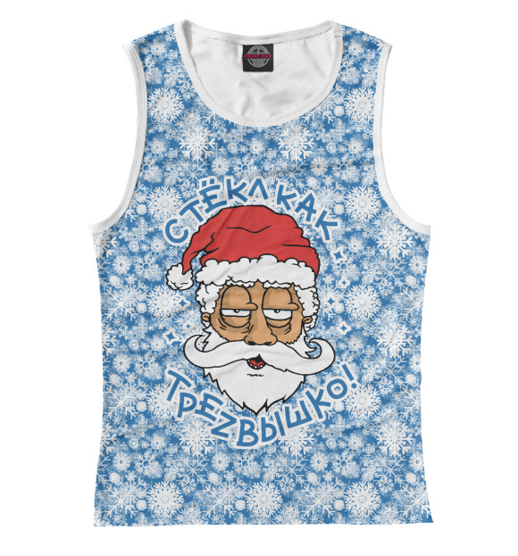 Майка для девочки с изображением Стекл как трезвышко! цвета Белый