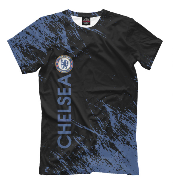 Футболка для мальчиков с изображением Chelsea Текстура цвета Белый