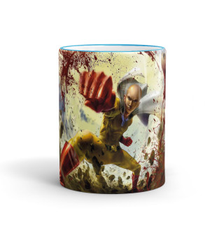 Кружка One-Punch Man сайтама кровь