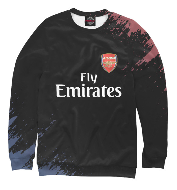 Свитшот для мальчиков с изображением Arsenal цвета Белый