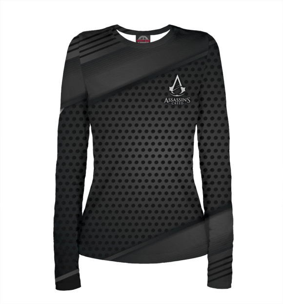 Женский лонгслив с изображением Assassins Creed цвета Белый