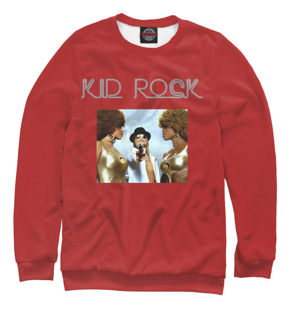 Свитшот для девочек с изображением Kid Rock цвета Белый