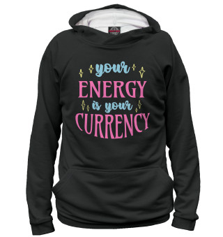 Мужское худи Your energy is your currency