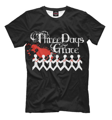 Футболки Print Bar Three Days Grace printio футболка с полной запечаткой для девочек three days grace