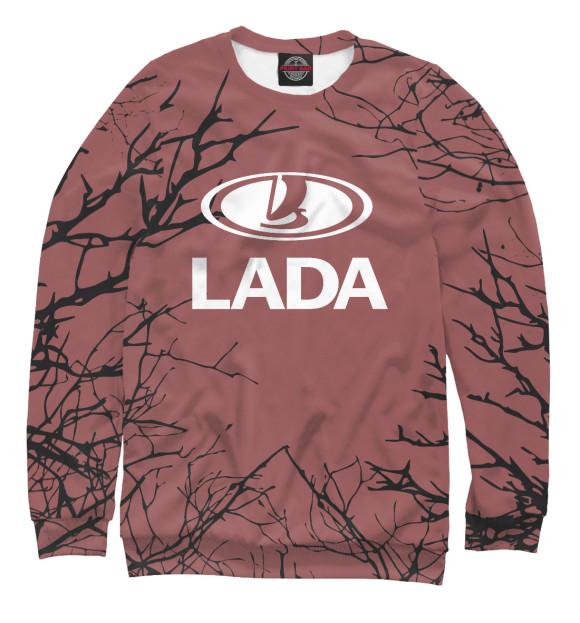 Свитшот для мальчиков с изображением LADA цвета Белый