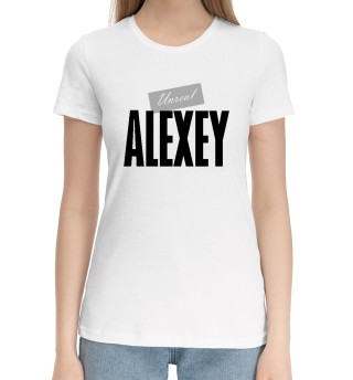 Хлопковая футболка для девочек Алексей
