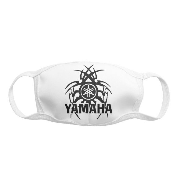 Маска тканевая с изображением Yamaha цвета Белый