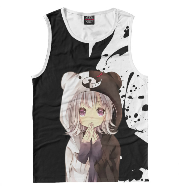 Майка для мальчика с изображением Danganronpa цвета Белый