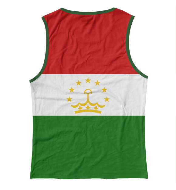Майка для девочки с изображением Tajikistan цвета Белый