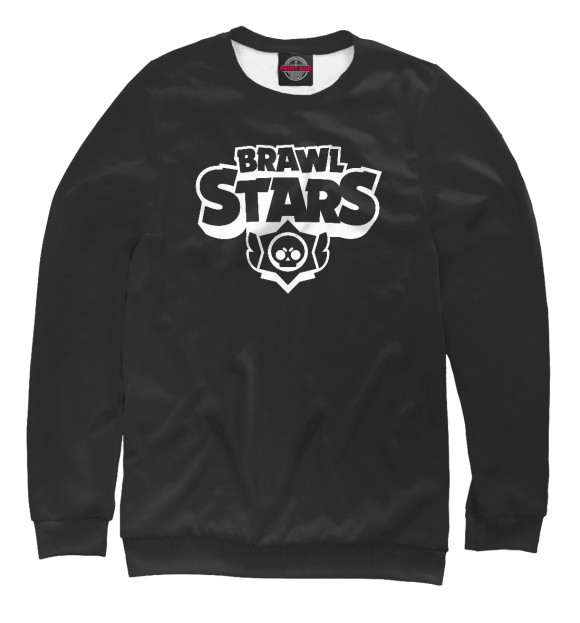 Свитшот для девочек с изображением Brawl Stars цвета Белый