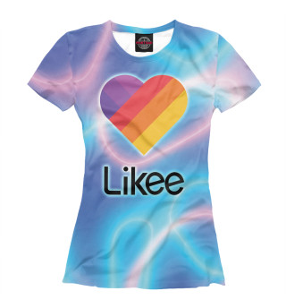 Женская футболка Likee gradient