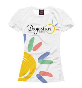 Женская футболка Дагестан